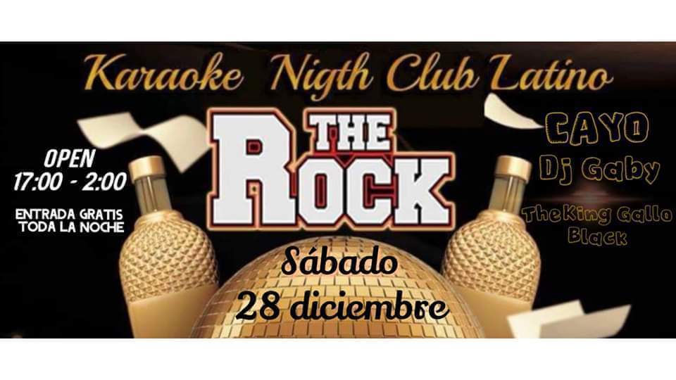 The Rock l Vårby Gård l Karaoke l Latino Party l 28 Dec Lördag