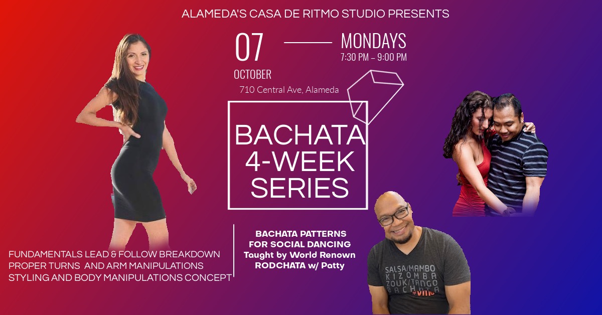 Bachata Patterns 4-Week Course in Alameda
