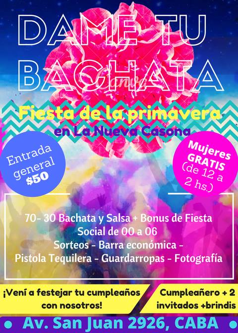 Jueves de #DameTuBachata: ¡Primavera Bachatera!