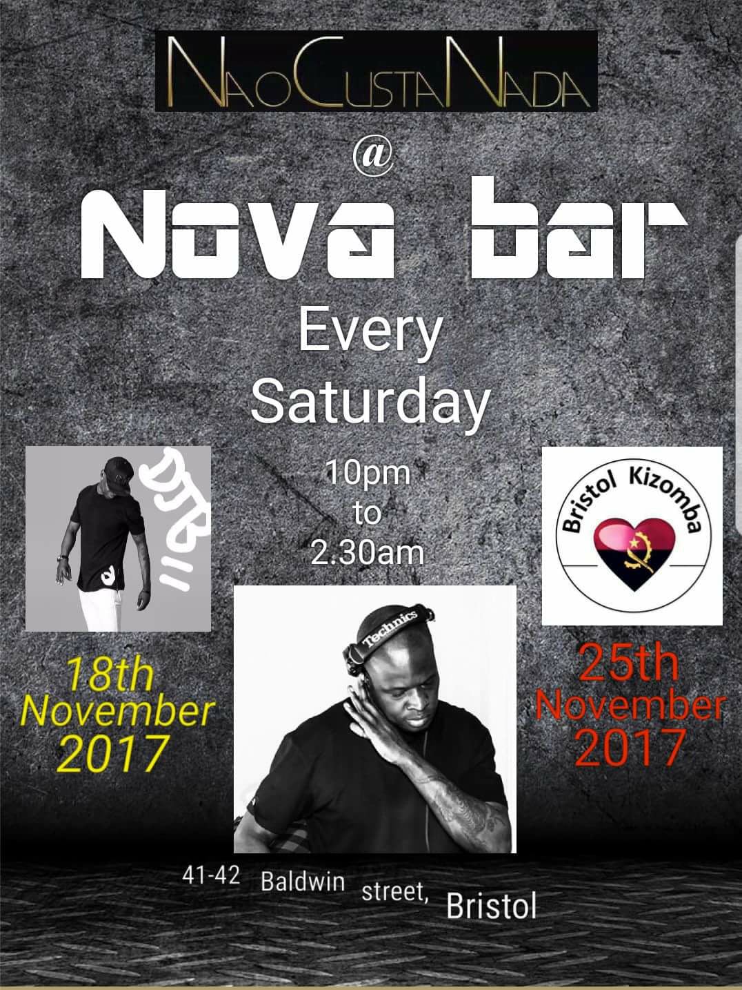 Join Us On 25th Of November Guest DjB @ Nova Bar Free Entry