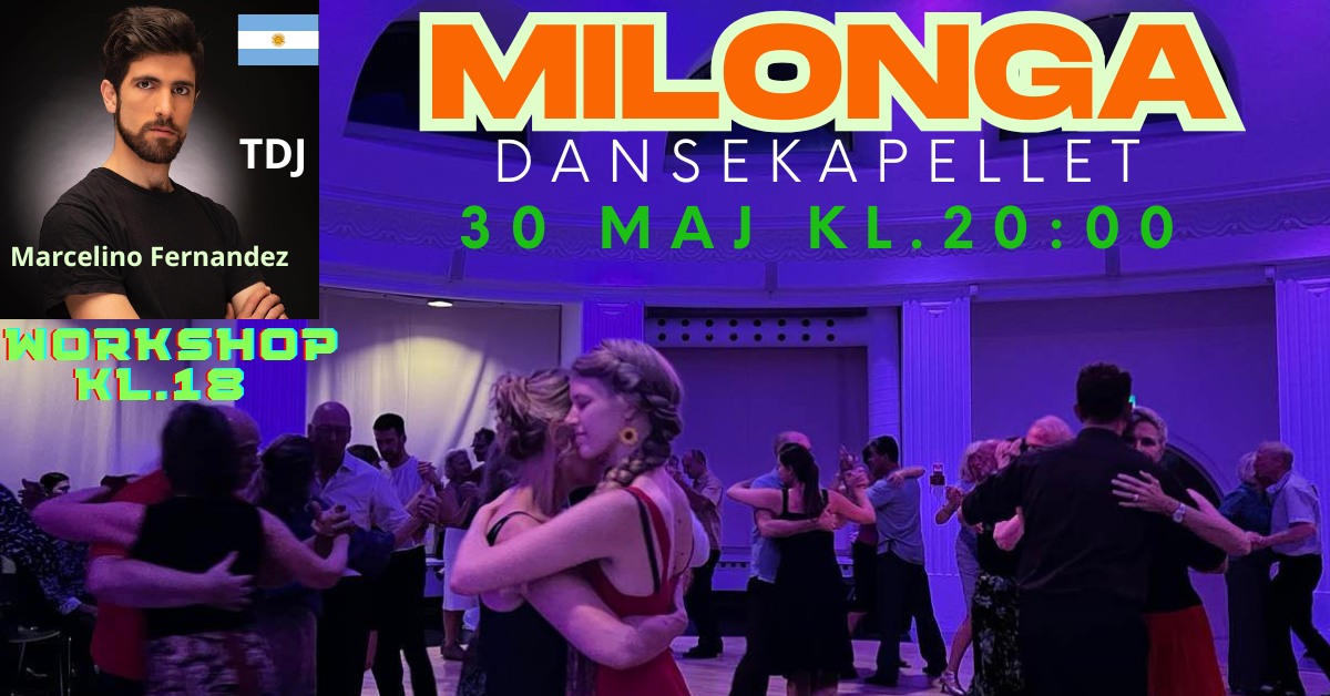 Milonga aften med Marcelino Fernandez TDJ, Argentina