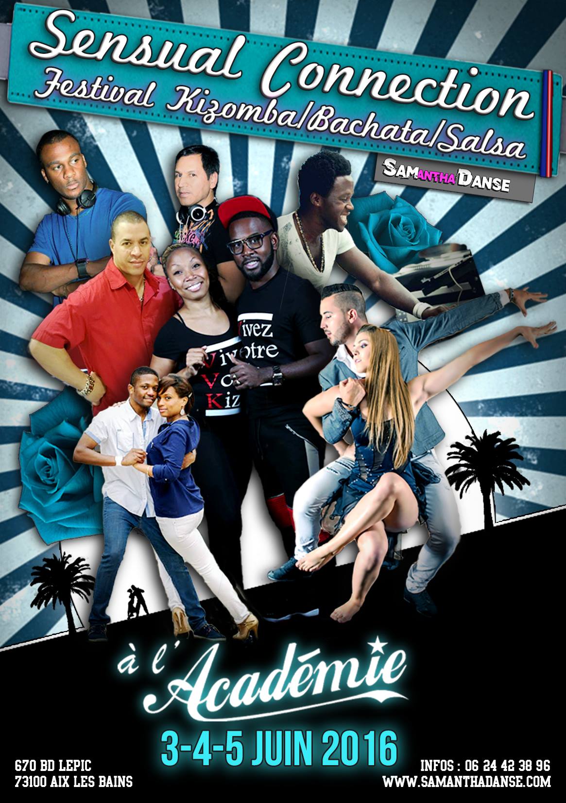 SENSUAL CONNECTION : festival kizomba bachata salsa Aix les Bains