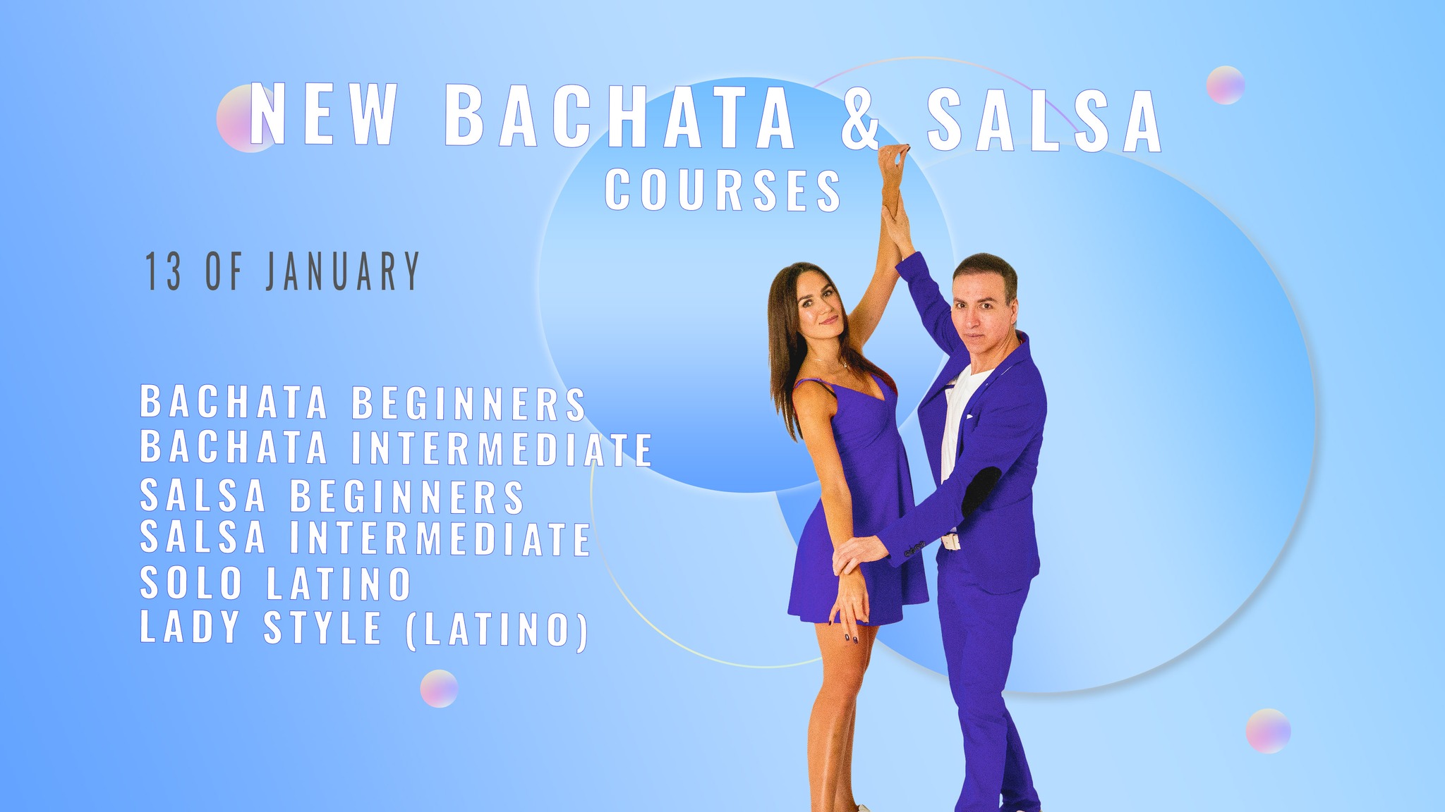 NEW BACHATA & SALSA COURSE Beg Int