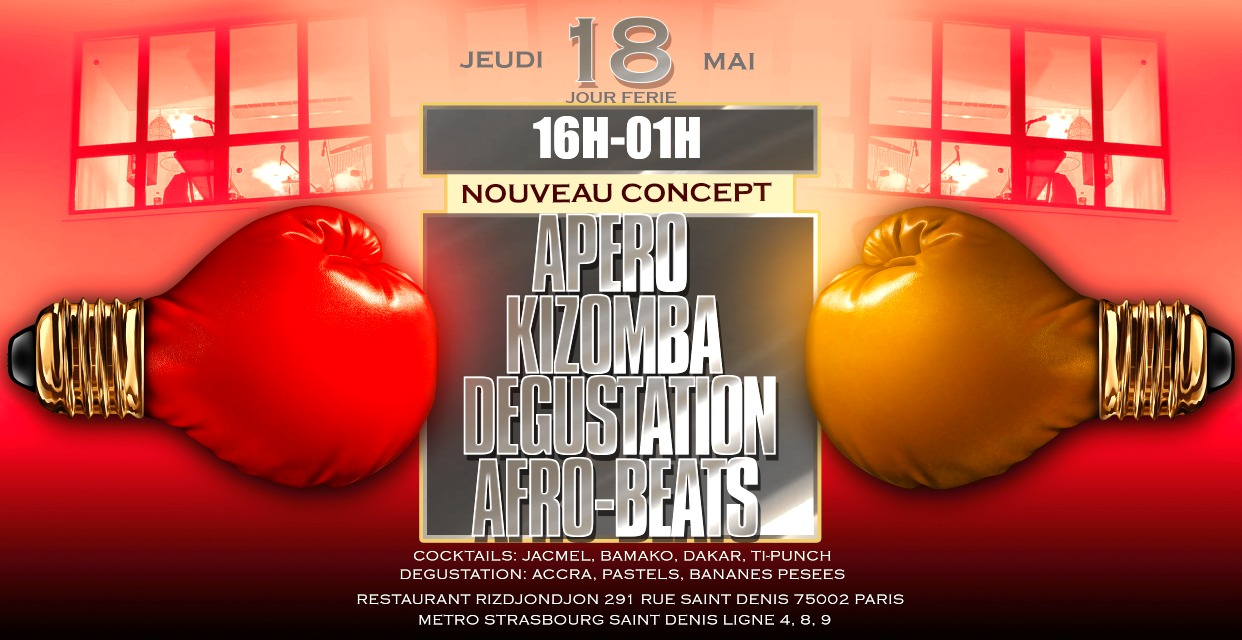 Apéro*kizomba*dégutation*afrobeats