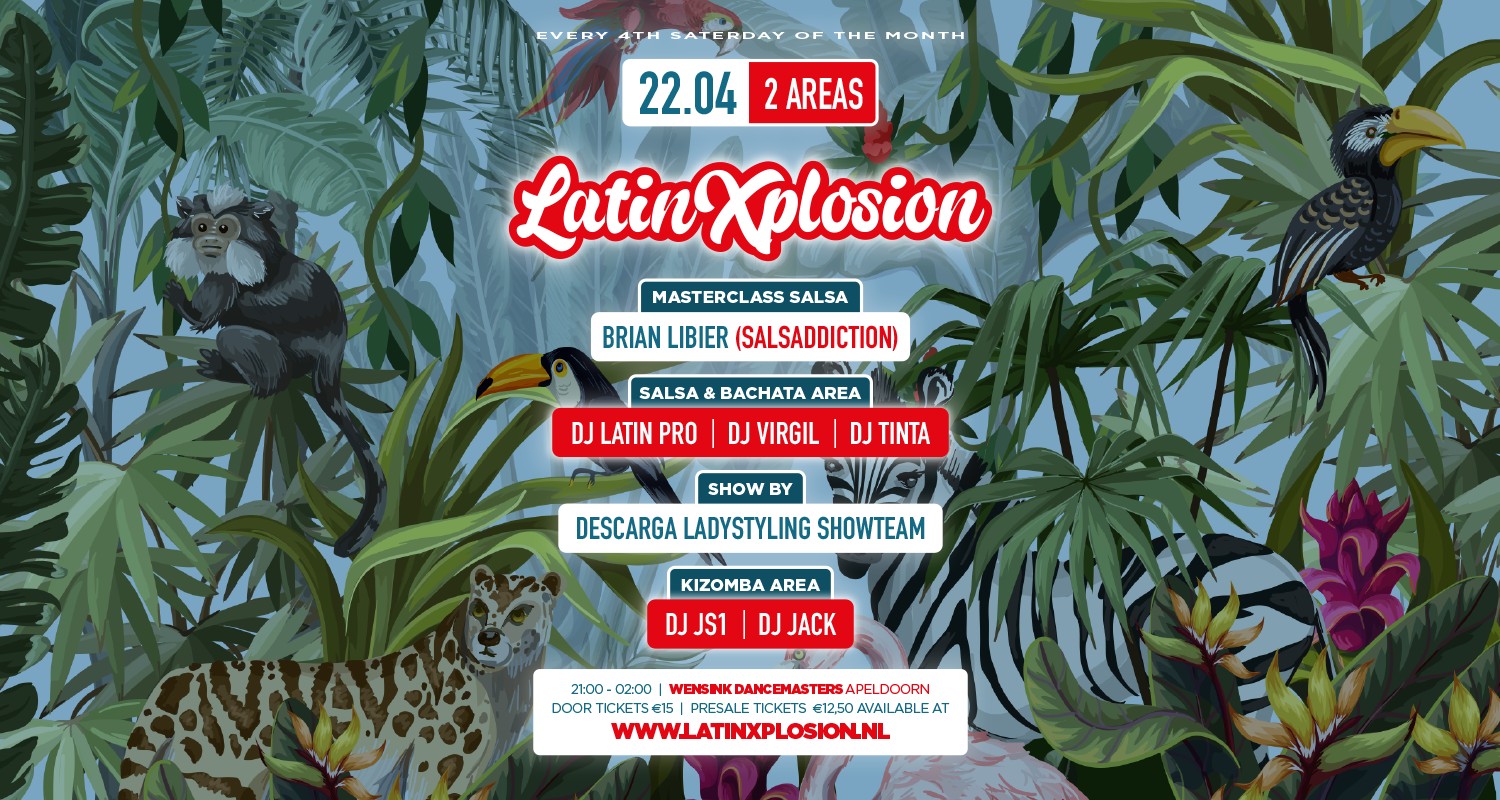 ☆LATIN-X-PLOSION☆ 2 Area’s Salsa & Bachata Kizomba