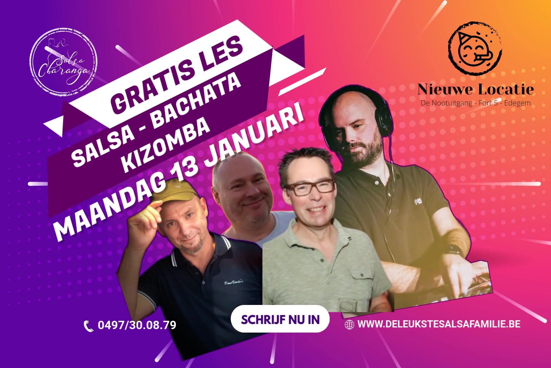 Opendeurdag + Oefenavond Salsa Charanga