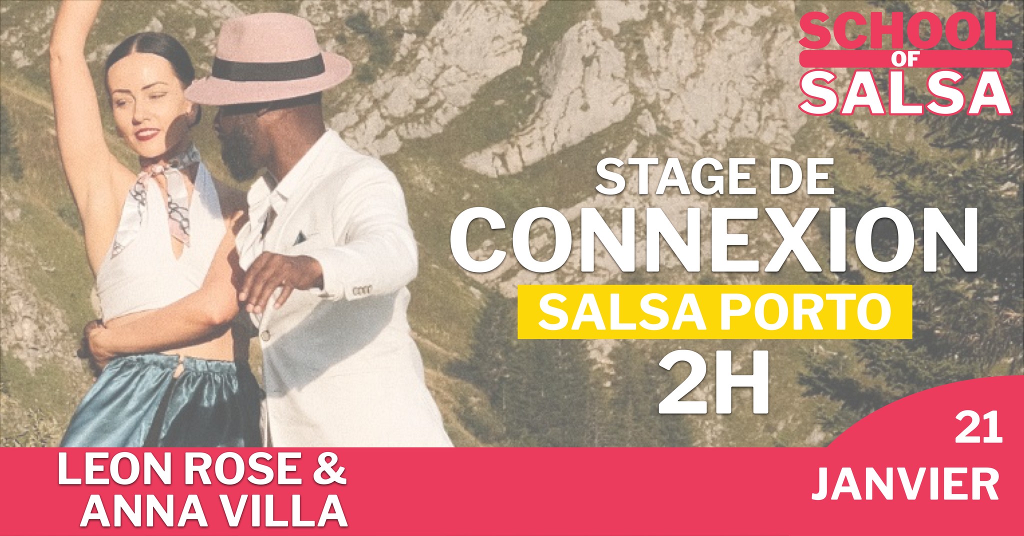 Stage de CONNEXION avec LEON ROSE & ANNA VILLA