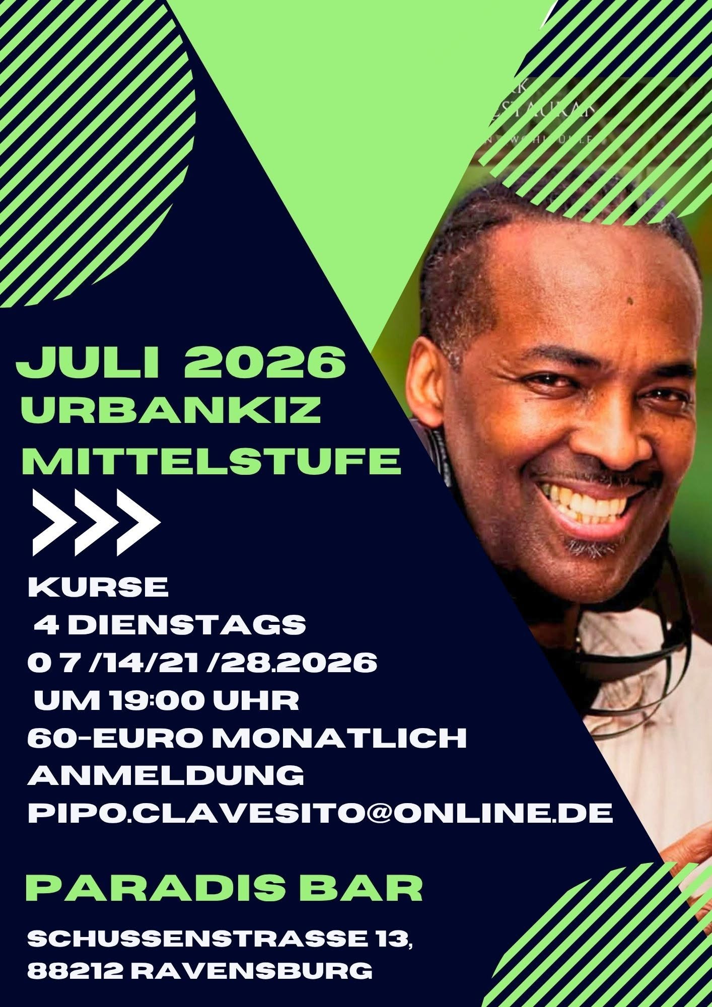 Urbankiz kurs in Paradis Bar Ravensburg