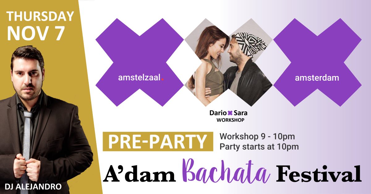 Official Pre-Party of the Adam Bachata Festival 2019 (Amsterdam)