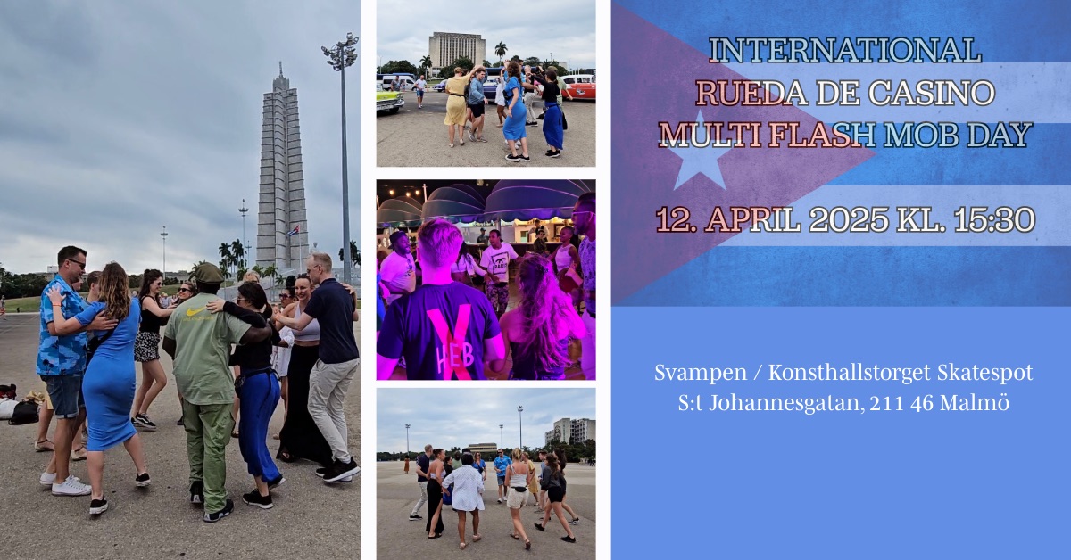International Rueda de Casino Flash Mob Day Malmö Edition!