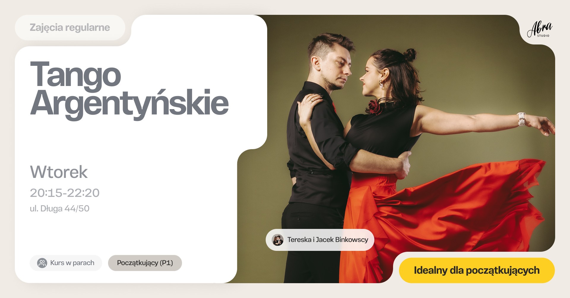 Tango Argentyńskie z Teresą & Jackiem dla początkujących (P1)