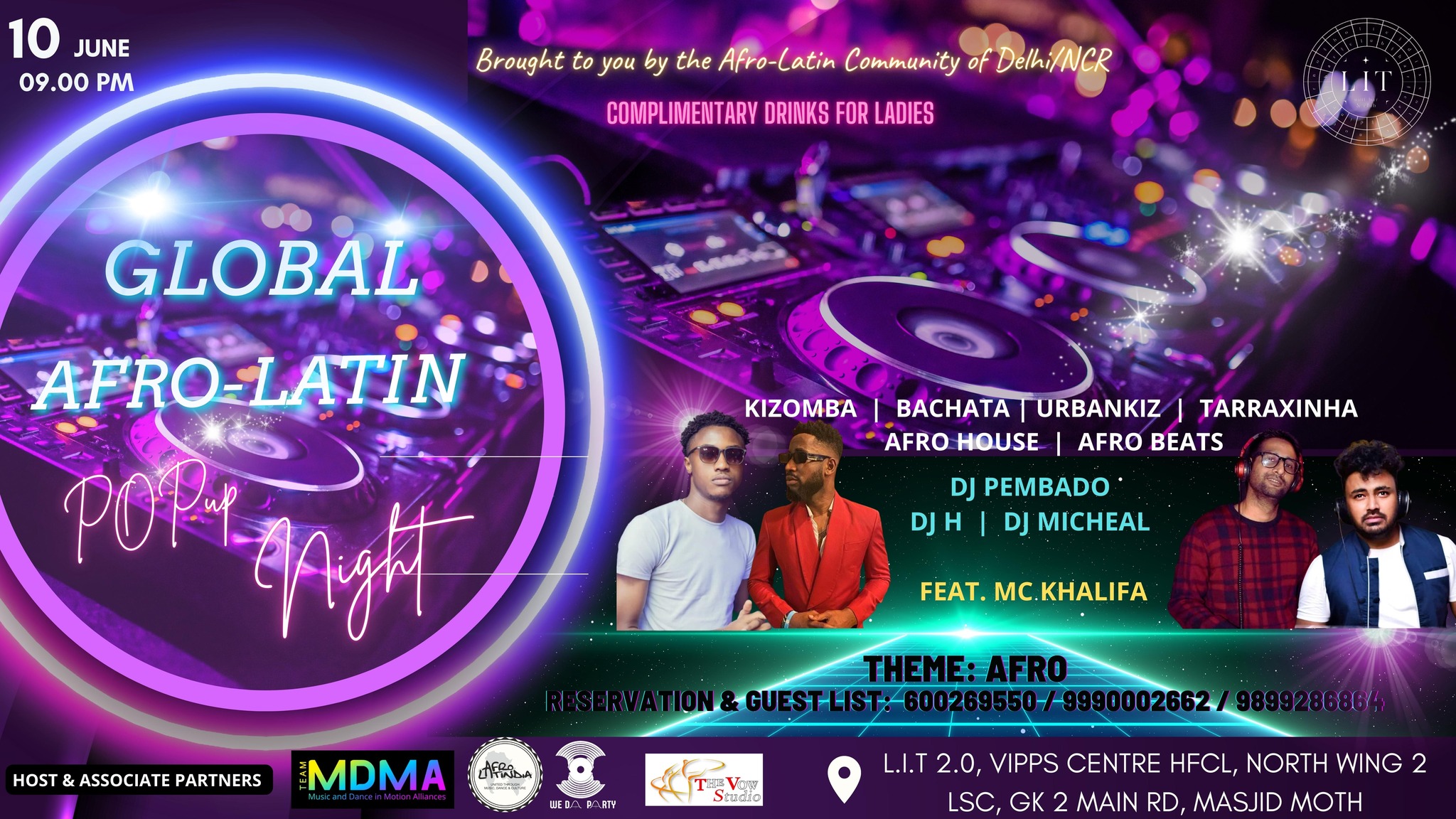 Global Afro-Latin *PoPUp Night