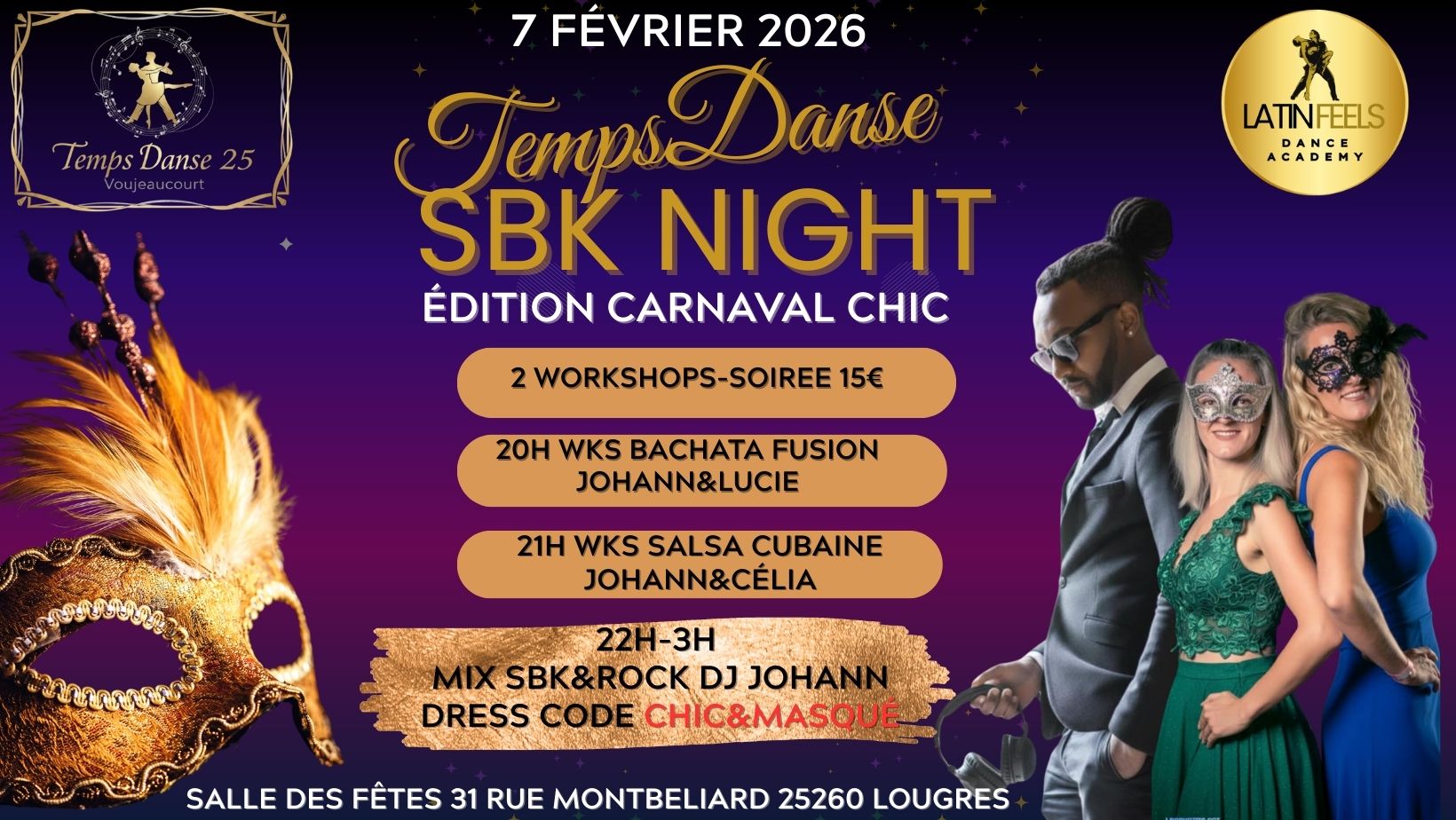 Temps Danse SBK NIGHT (CARNAVAL CHIC ÉDITION)