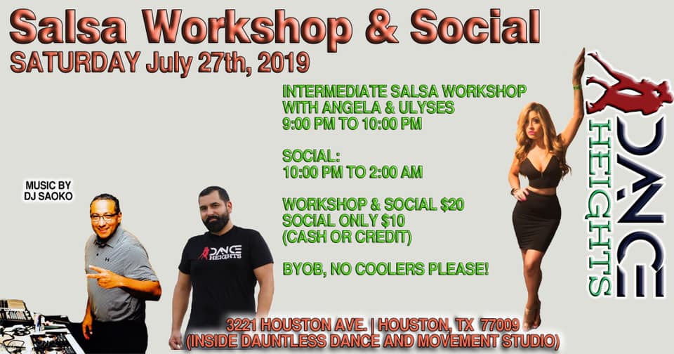 Salsa & Bachata Social with Salsa Workshop