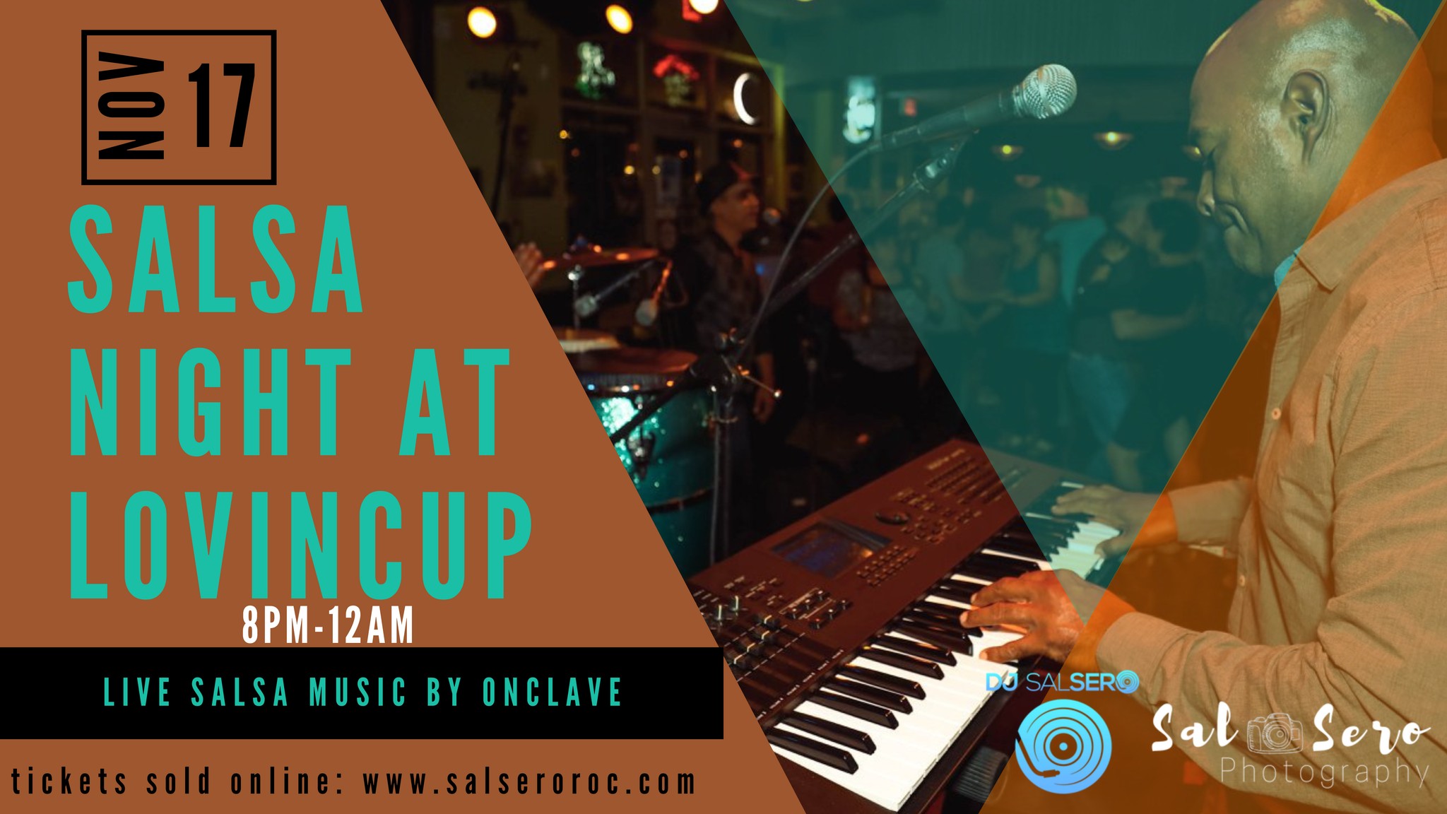 SALSA NIGHT AT LOVIN'CUP NOV 17TH LIVE SALSA MUSIC BY ONCLAVE
