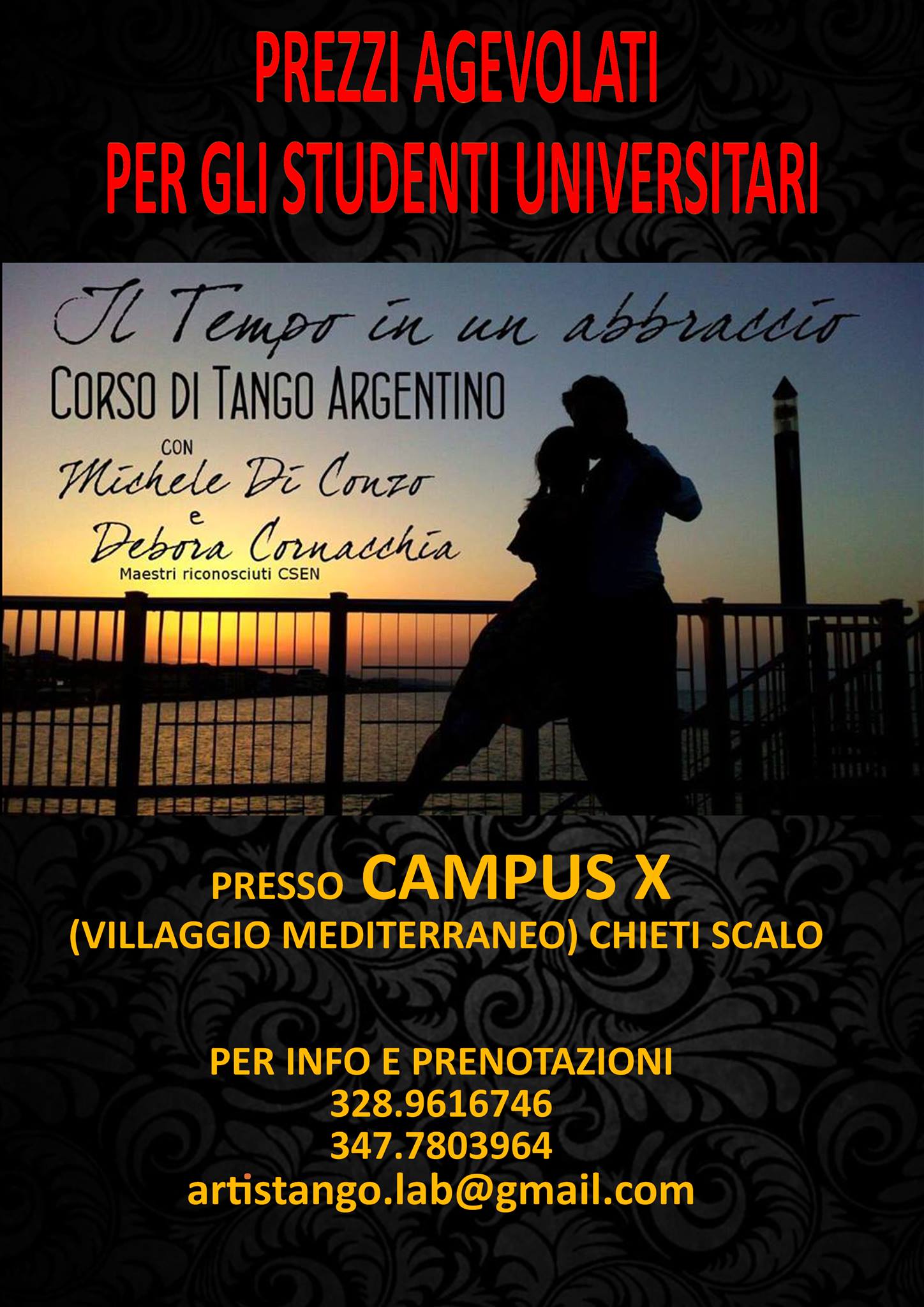 Lezione prova di Tango Argentino - Apertura corsi a Chieti Scalo