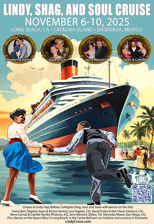 2025 Lindy, Shag, and Soul Dance Cruise to Catalina Island and Ensenada, Mexico - Nov. 6-10, 2025