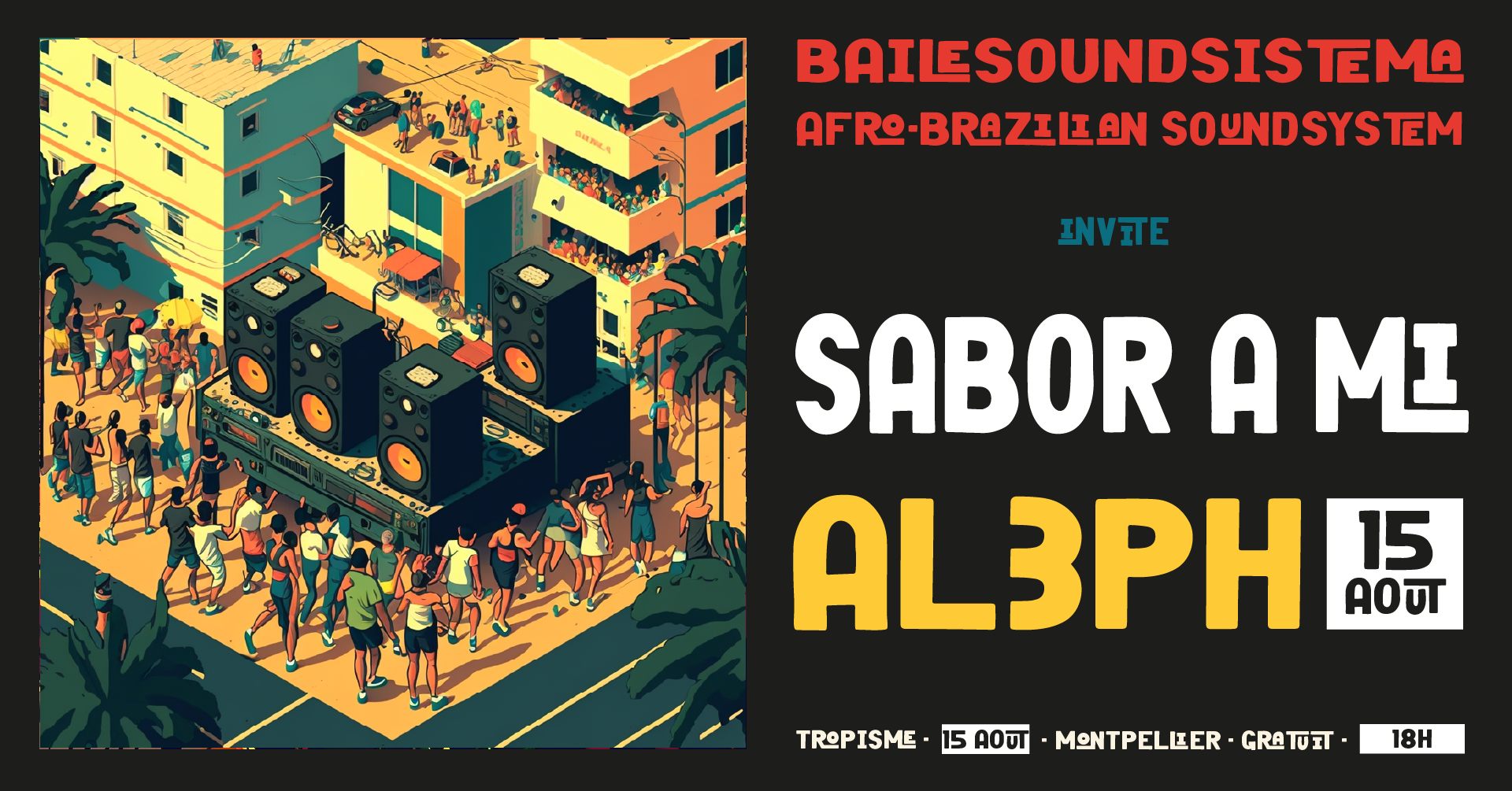 Baile Sound Sistema - Sabor a Mi Al3ph