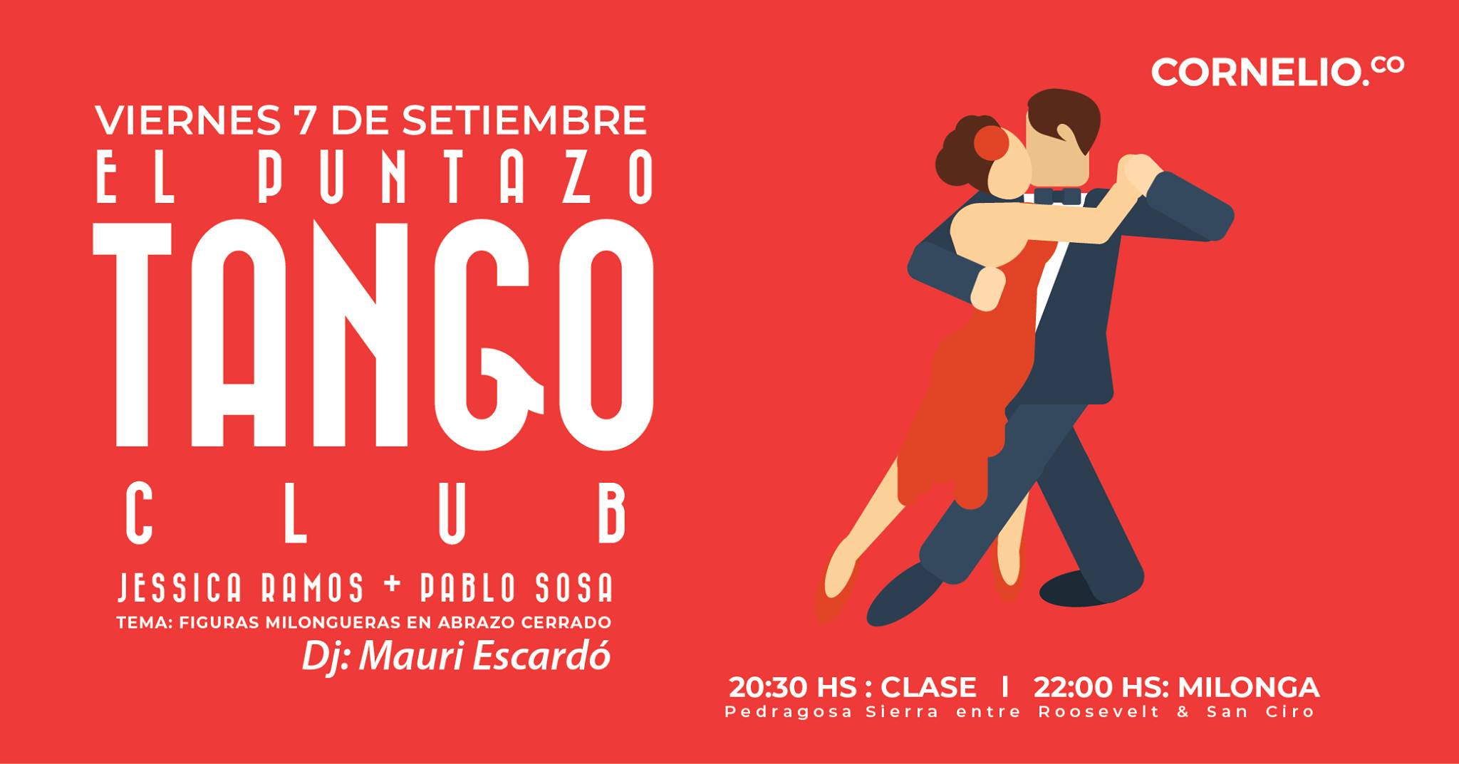• Viernes: El Puntazo Tango Club en Cornelio •