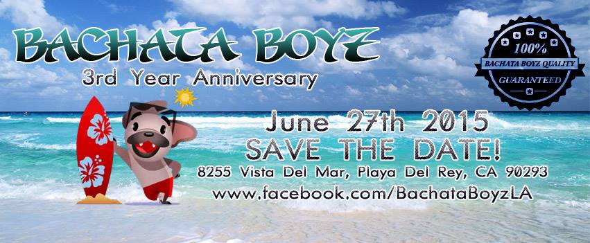 3rd Annual Bachata Boyz Beach Party