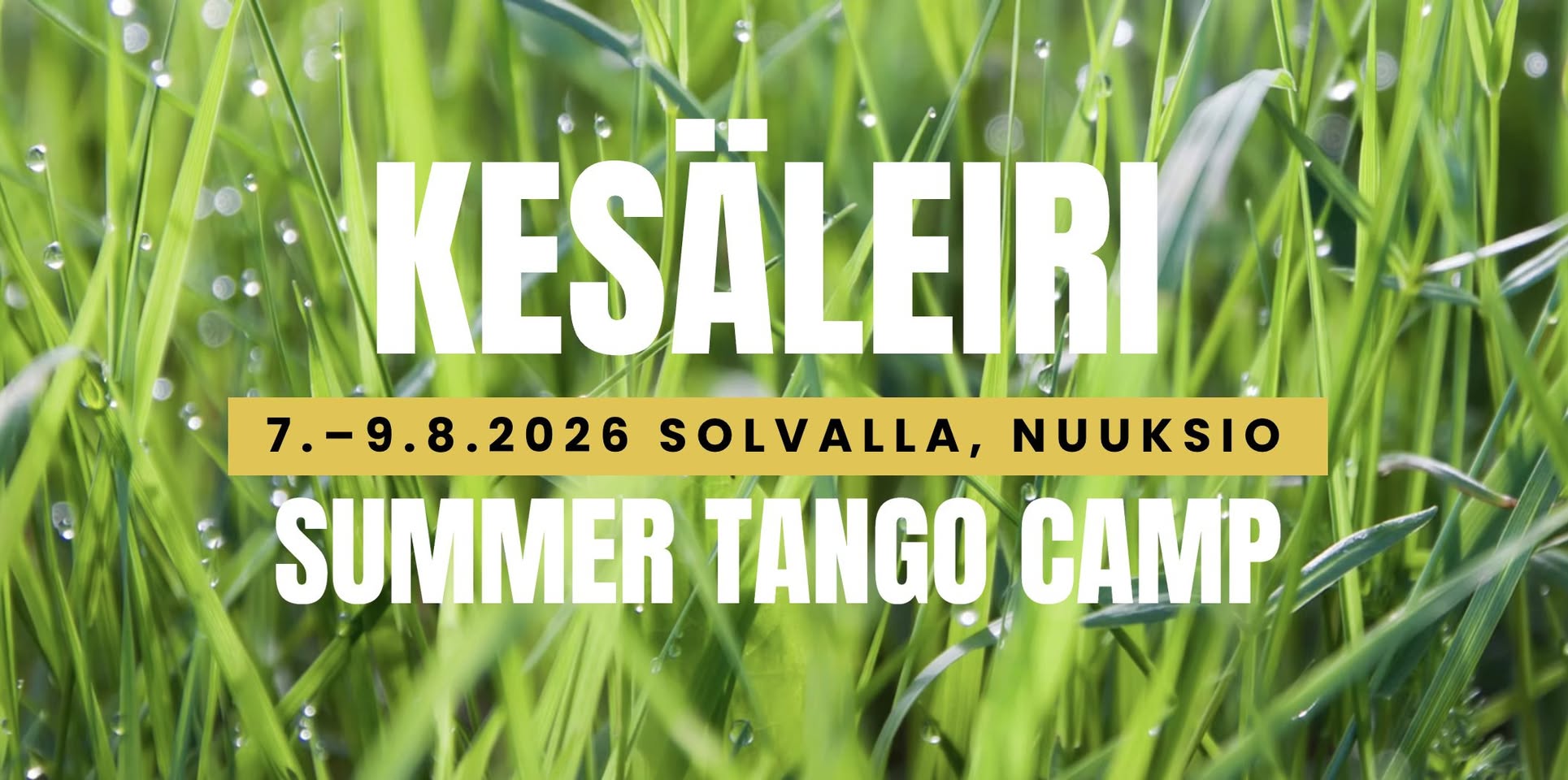 Kesäleiri Summer Tango Camp 2026
