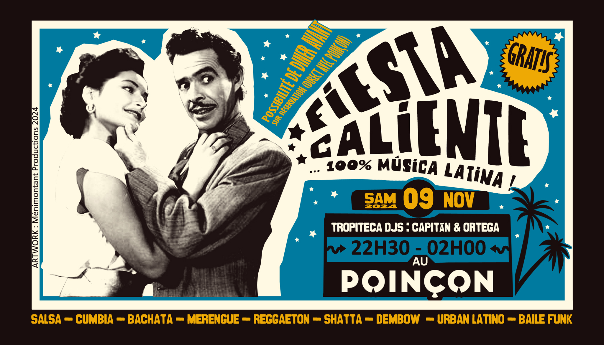 FIESTA CALIENTE 💃🕺 SOIRÉE LATINO GRATUITE X PARIS14è 🎉#Salsa#Cumbia#Merengue#Bachata#Reggaeton