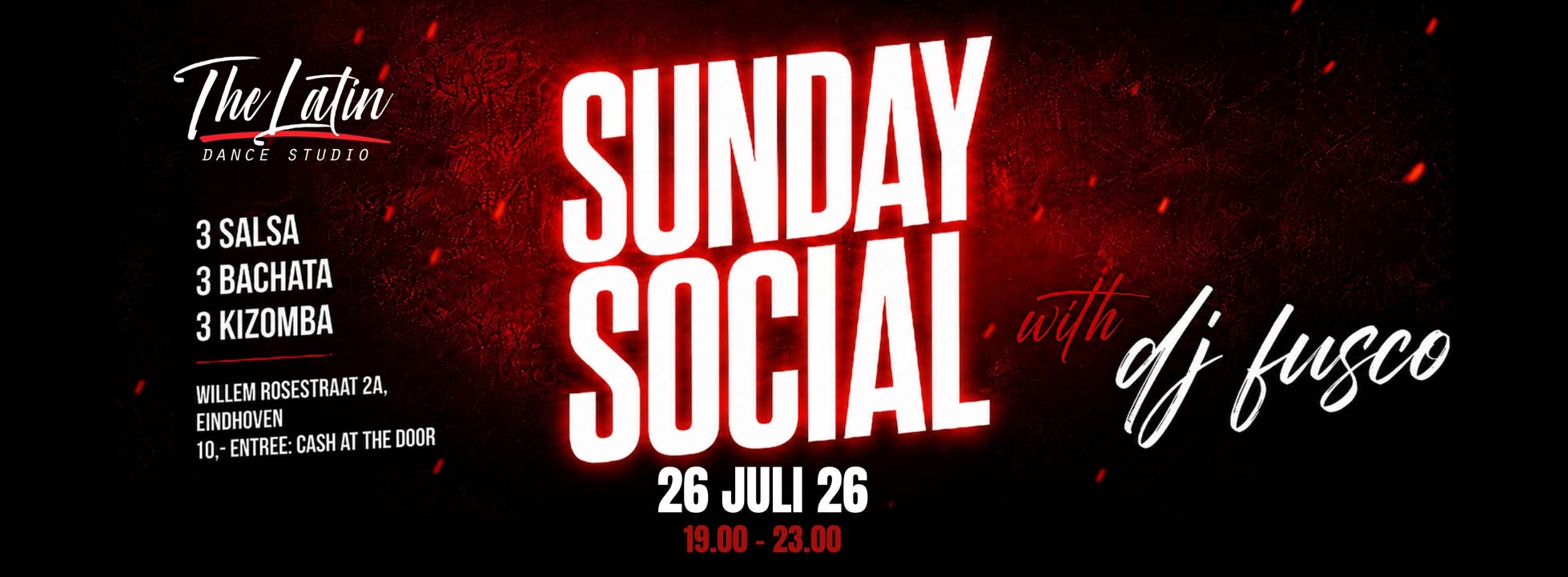 This Sunday, Salsa Bachata & Kizomba Social!
