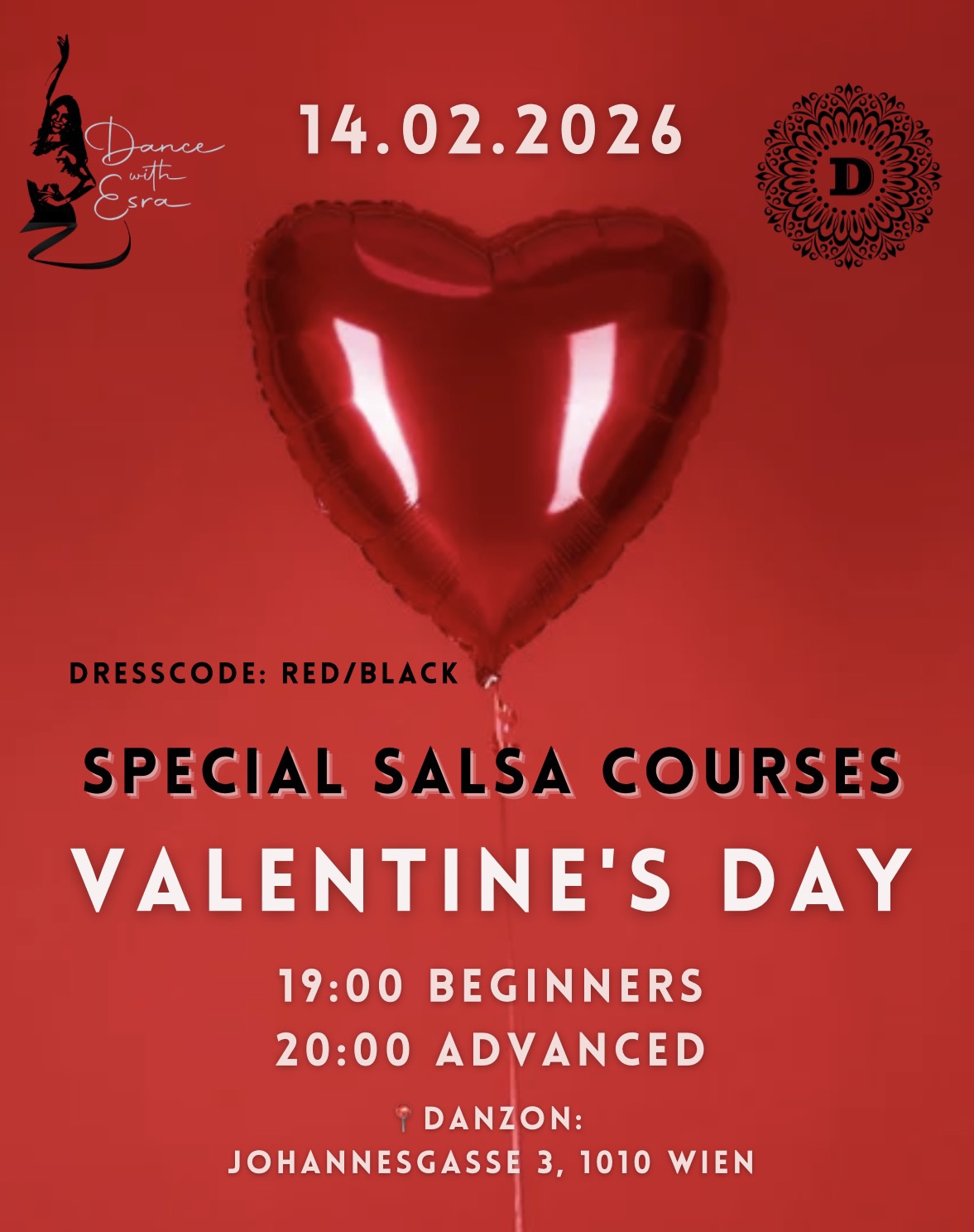 SPECIAL VALENTINE‘S DAY SALSA COURSES♥️💃🏽🕺🏽