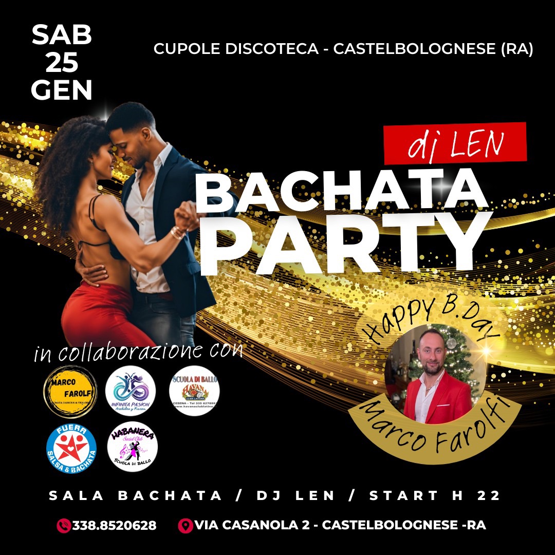 Bachata party 2025 alle CUPOLE