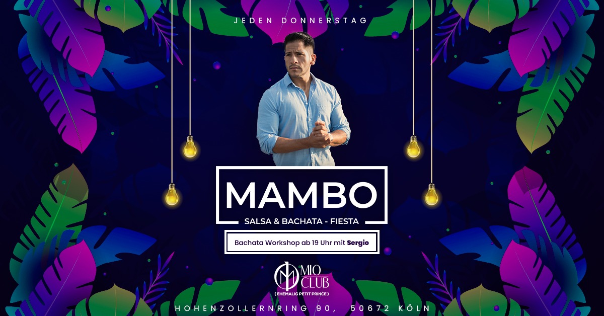 MAMBO - Salsa & Bachata Fiesta - DO 16.03