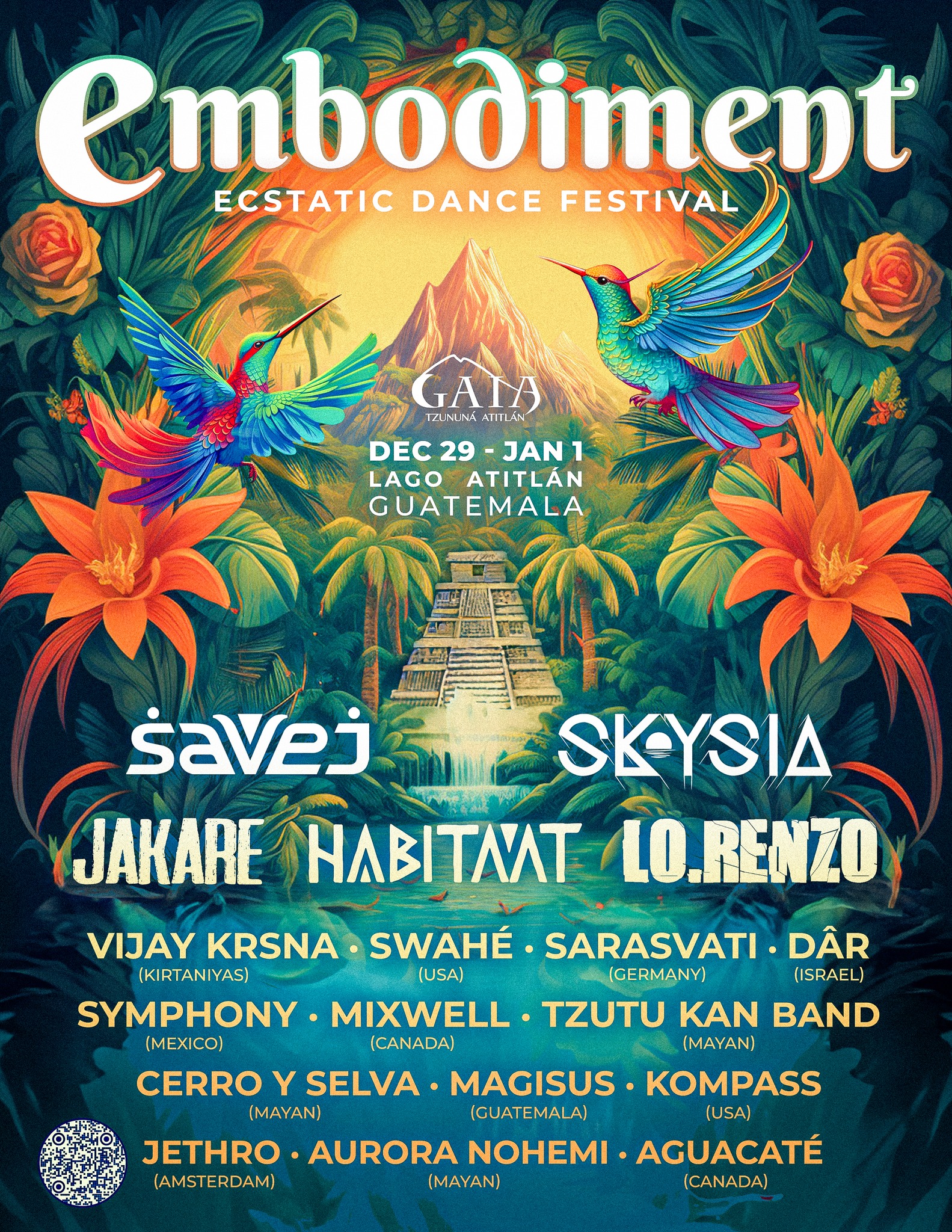 Embodiment Festival ⋆✦⋆ Ecstatic New Years ⋆✦⋆ Lago Atitlán
