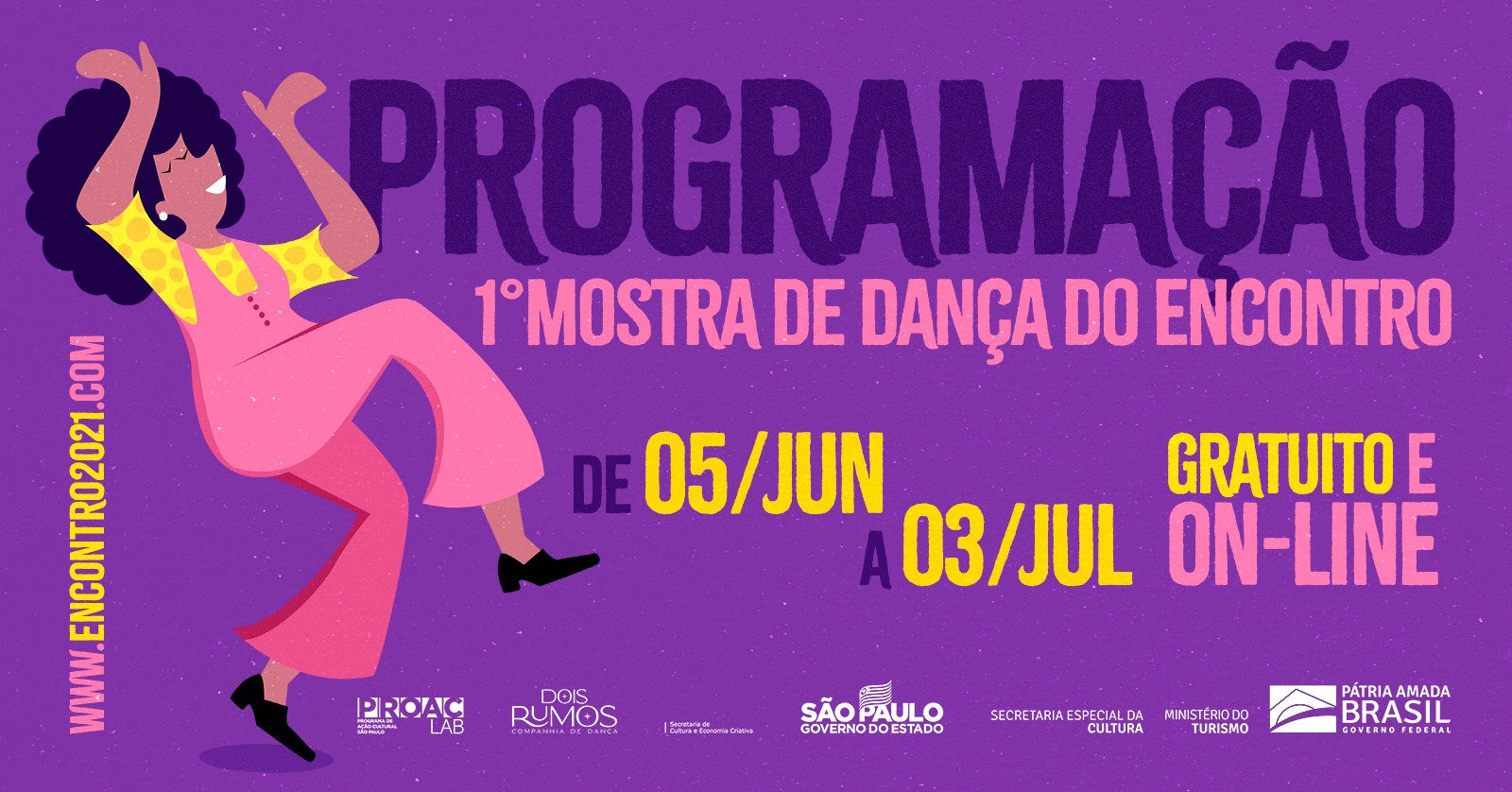 1º Mostra de Dança do Encontro - PROGRAMAÇÃO