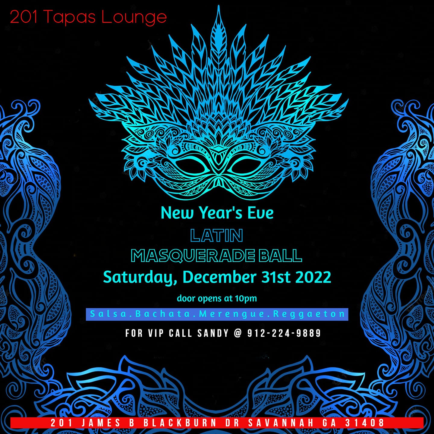 New Years Eve Latin Masquerade
