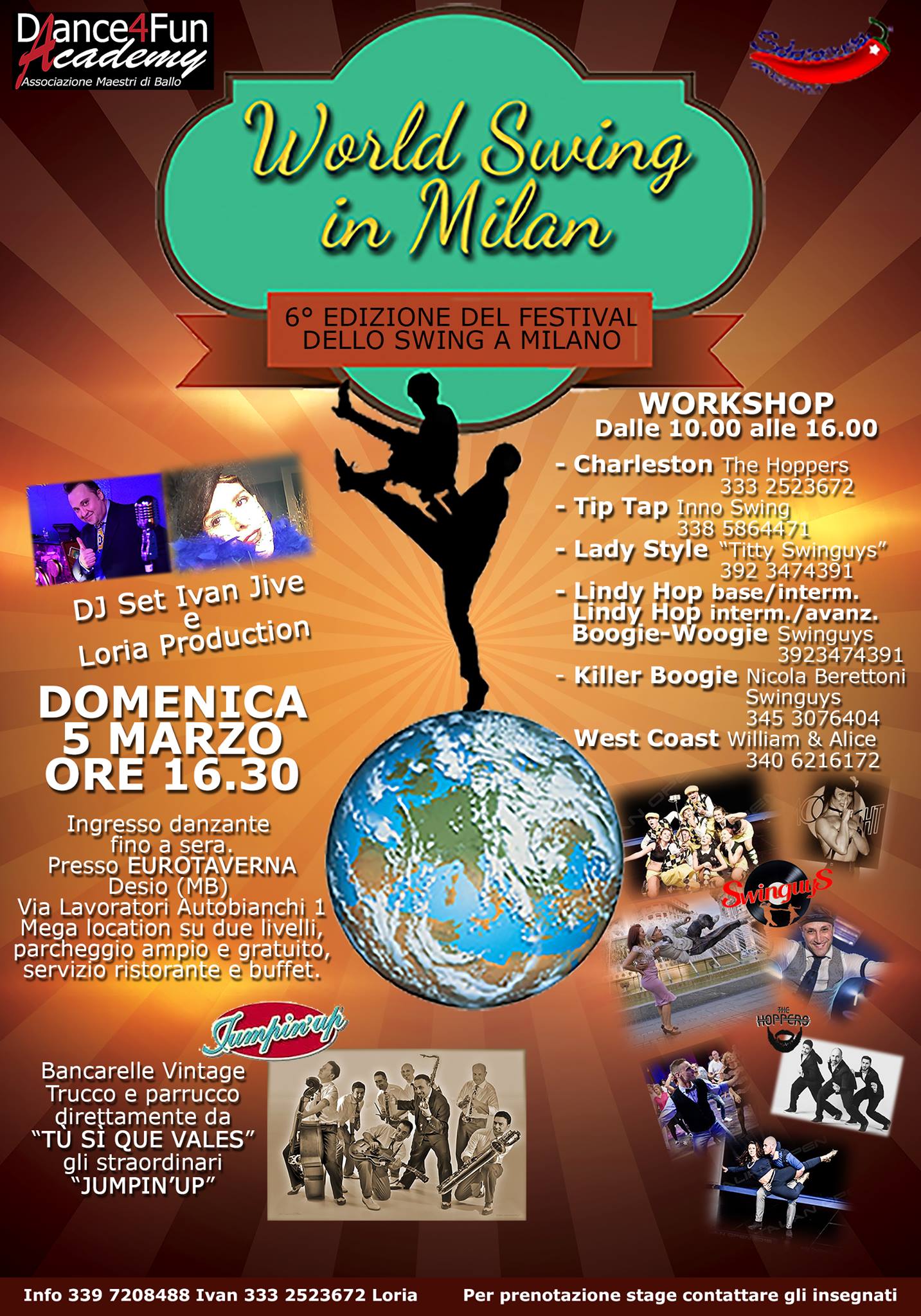 World Swing in Milan 6°edizione 2017