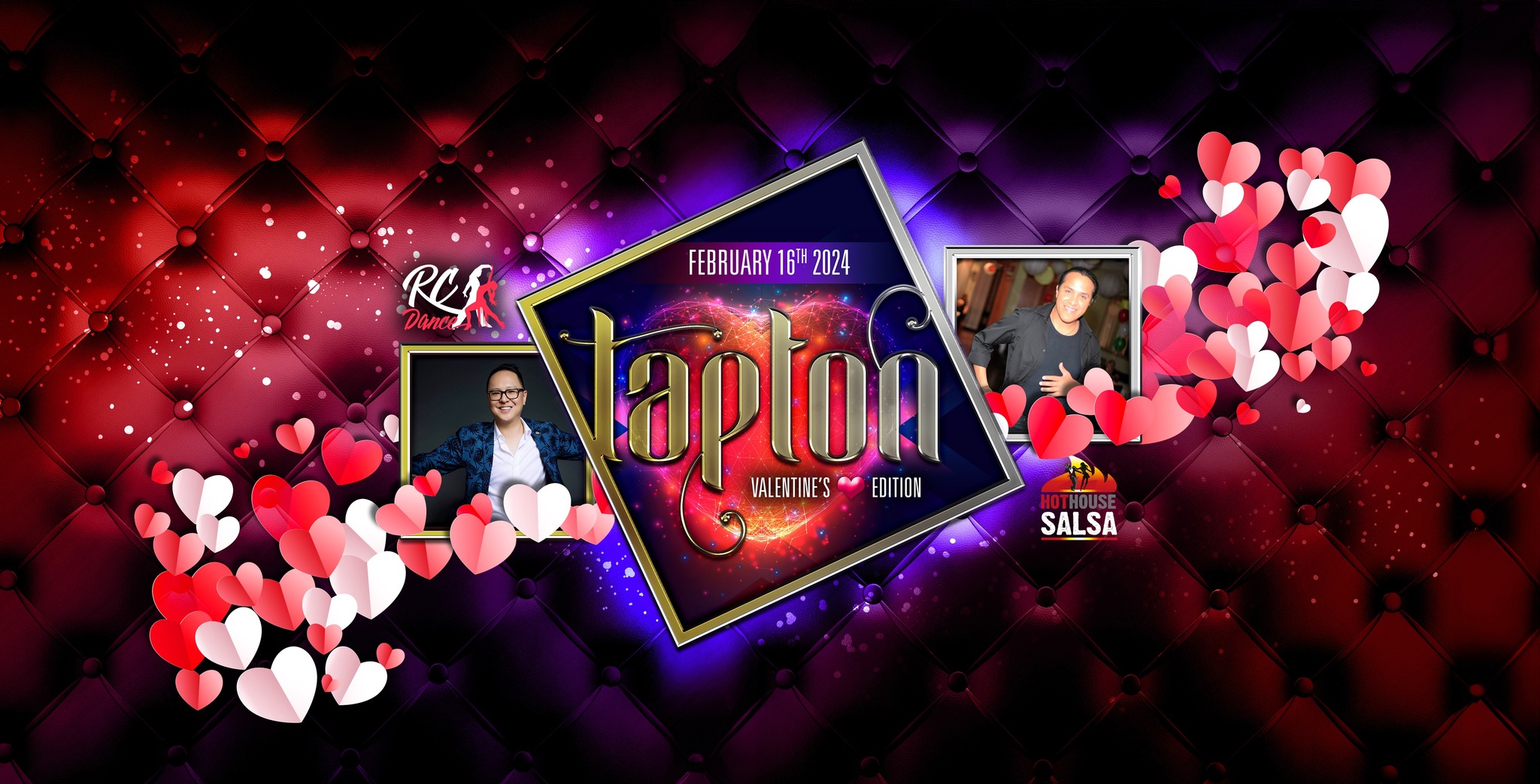☆ TAPTON 16th February - Valentines SBK Party & Salsa Workshop with Richard & Danai ☆