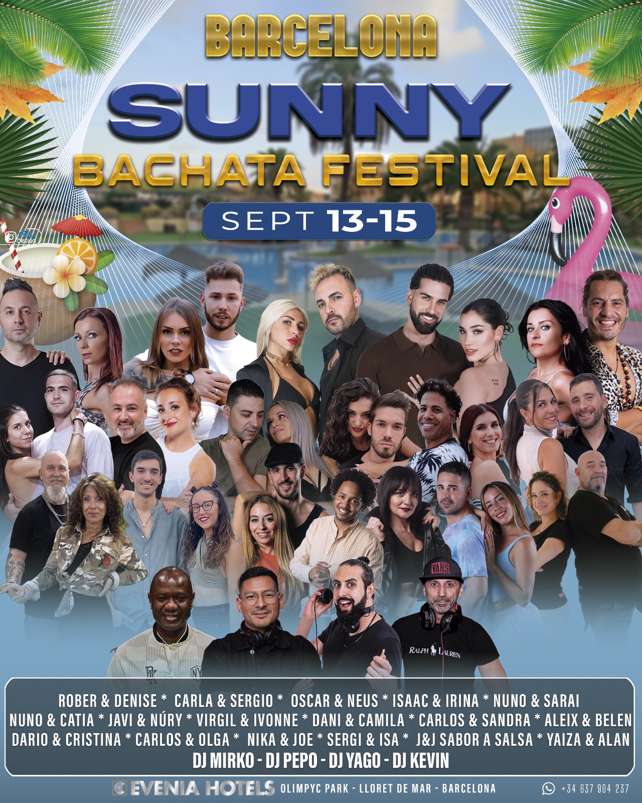 SUNNY BACHATA FESTIVAL - Ven con Bailabarcelona y Elsa&Sergi