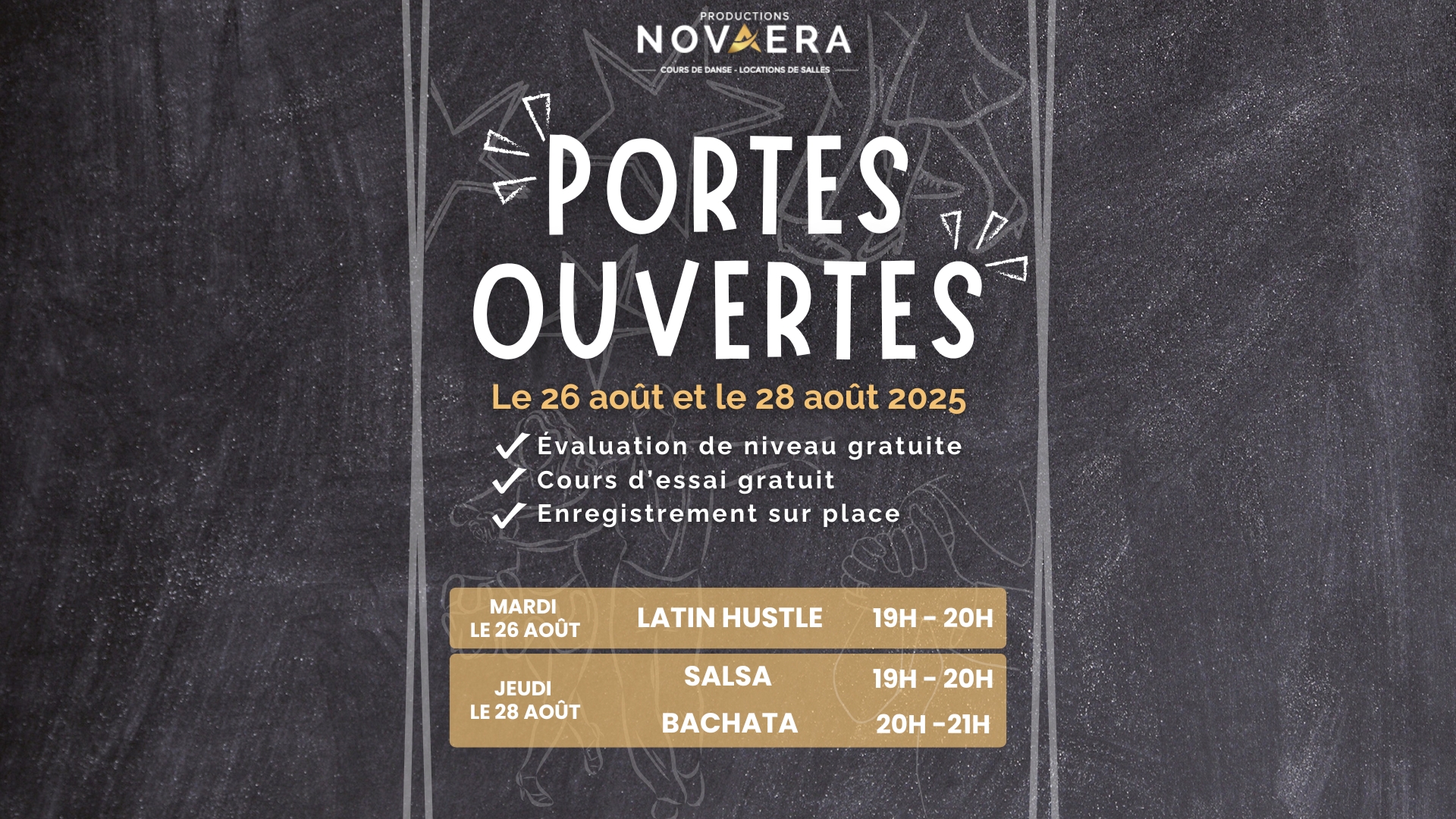 Novaera Portes Ouvertes - Nouvelle Session Automne 2025