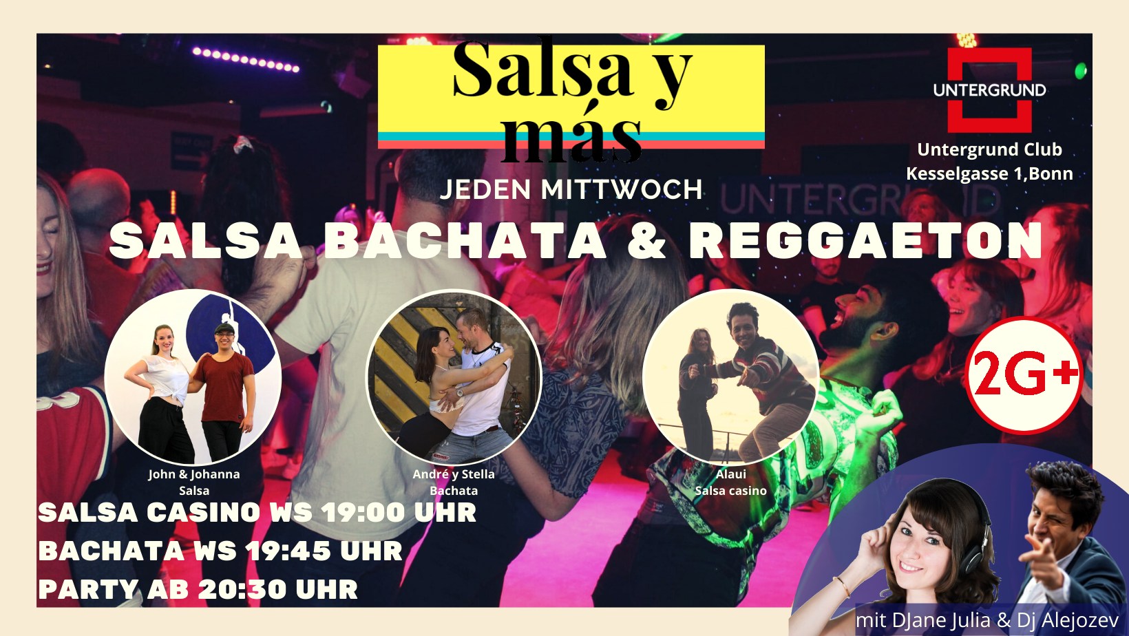 Salsa, bachata , Reggaeton y mas Bonn (2G+)
