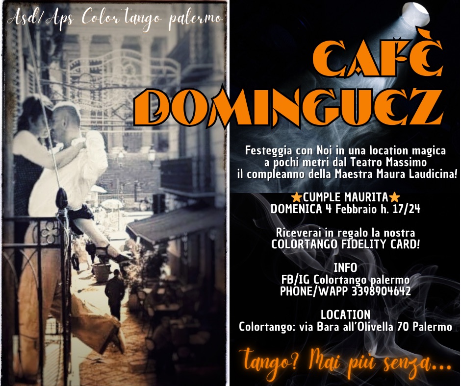 Café Dominguez: Cumple Maurita!