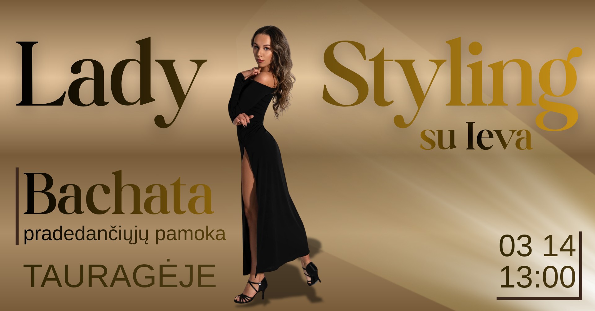 Bachata Lady Styling pamoka pradedančioms TAURAGĖJE