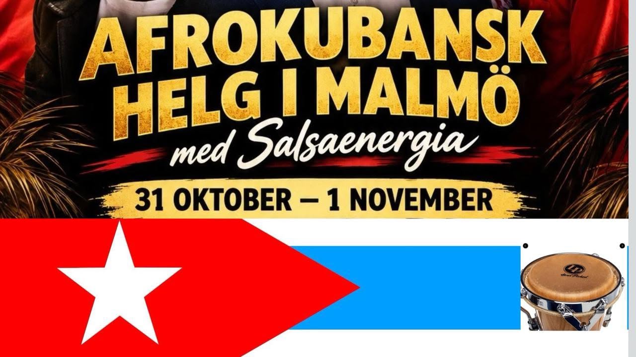 Afrokubansk helg i Malmö!