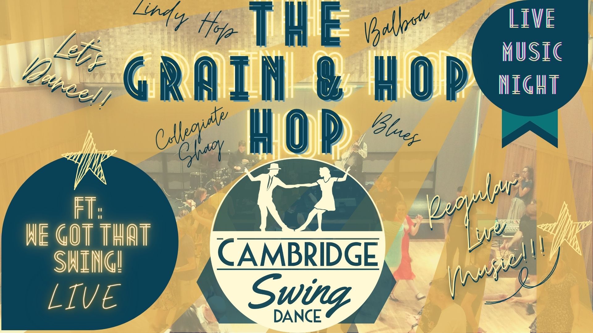Grain & Hop hop: Live music night ft We Got That Swing