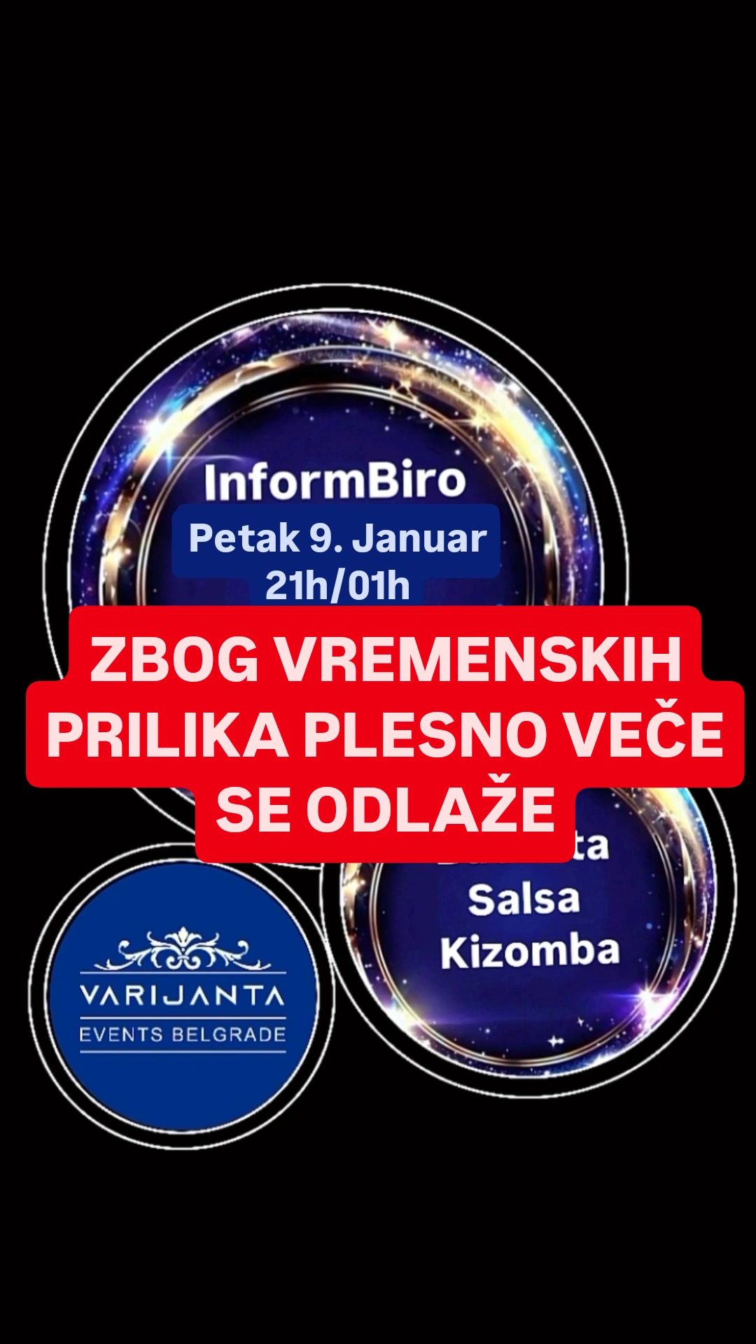 PLESNO VEČE SE ODLAŽE