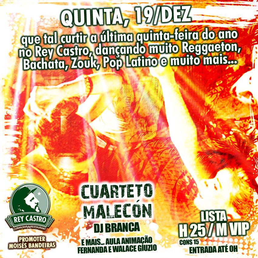 Última QUINTA do ano ~~> Na Ilha mais BADALADA DE SAMPA!!!