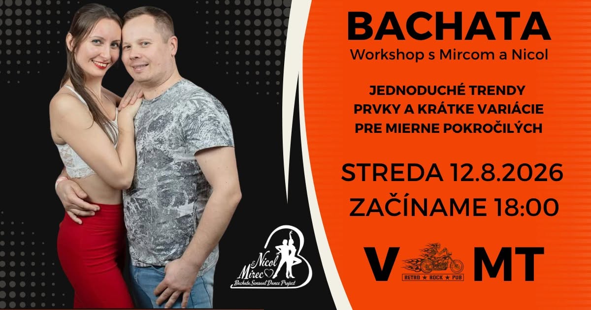 WORKSHOP BACHATY V MARTINE