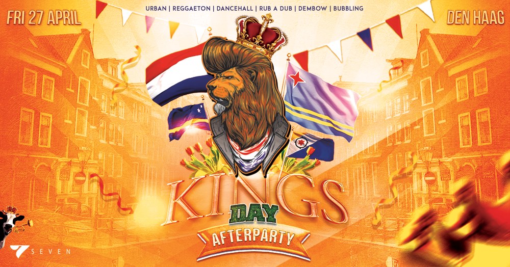 Kingsday Afterparty Fri 27 April x Club 7, Den Haag