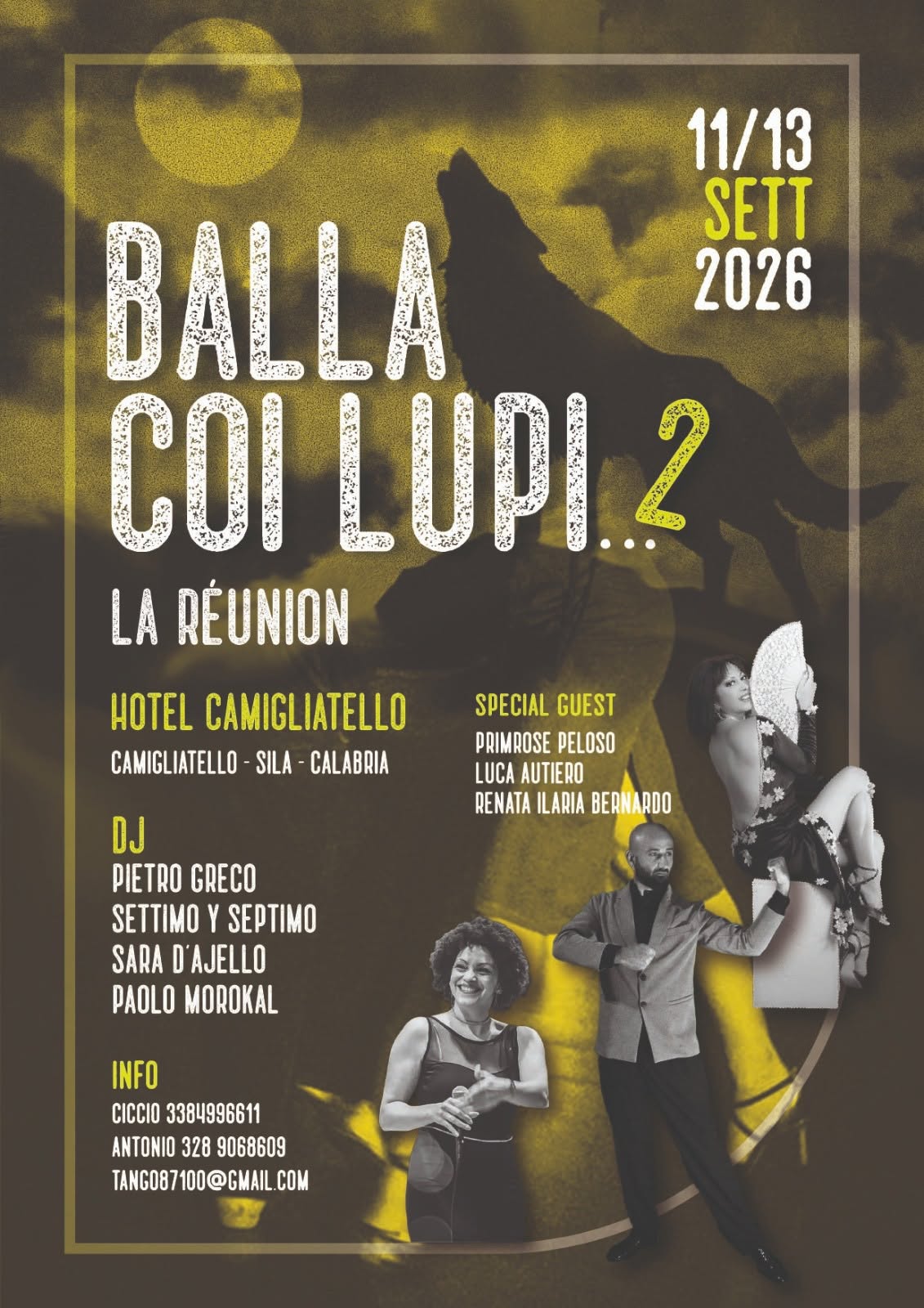 Balla coi Lupi...2 - La Reunion 11 13 Settembre 2026