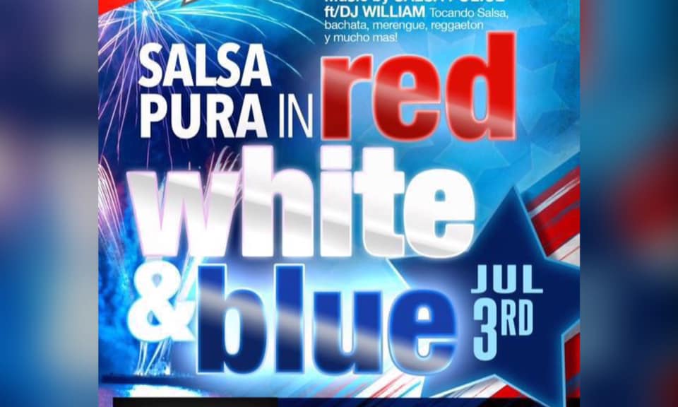 Salsa Red, White and Blue party