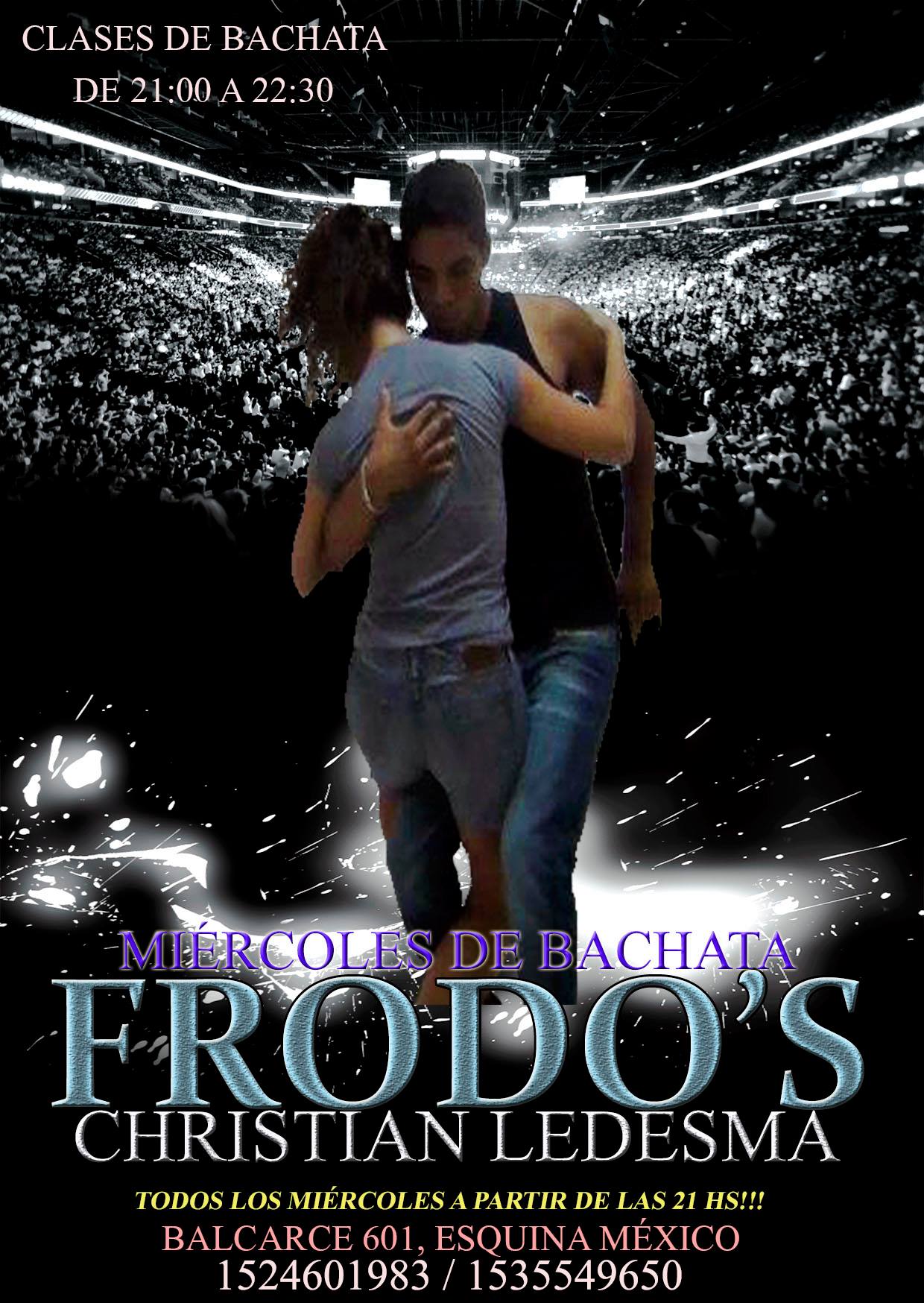 CLASES DE BACHATA en FRODO'S con CHRISTIAN LEDESMA