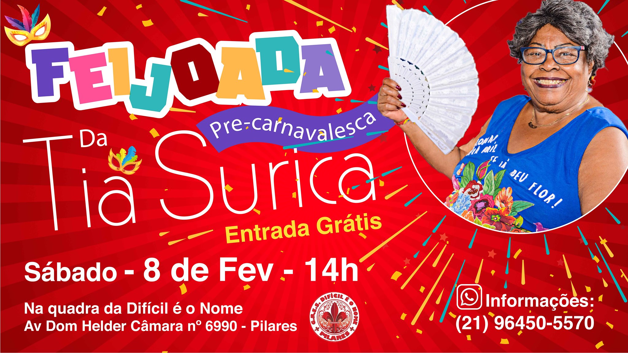 Feijoada Pré-Carnavalesca da Tia Surica